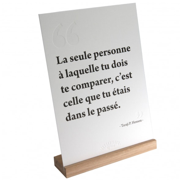 Impression d'art - Citation Henson -  te comparer